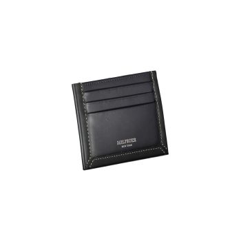 Tommy Hilfiger Men's Blue Leather Wallet - One Size