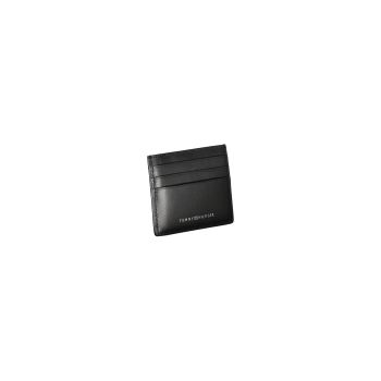 Tommy Hilfiger Men's Black Leather Wallet - One Size