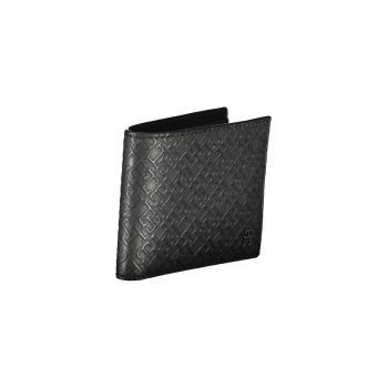 Tommy Hilfiger Men's Black Leather Wallet - One Size