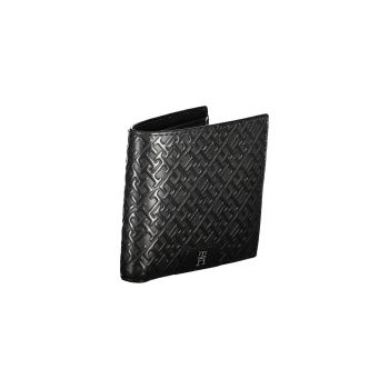 Tommy Hilfiger Men's Black Leather Wallet - One Size