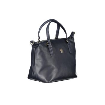 Tommy Hilfiger Women's Blue Polyester Handbag - One Size