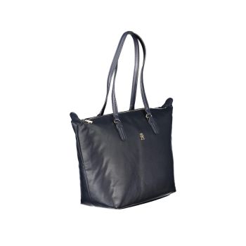 Tommy Hilfiger Women's Blue Polyester Handbag - One Size