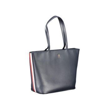 Tommy Hilfiger Women's Blue Polyester Handbag - One Size