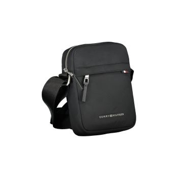 Tommy Hilfiger Men's Black Polyester Shoulder Bag - One Size