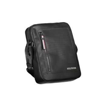 Tommy Hilfiger Men's Black Polyethylene Shoulder Bag - One Size