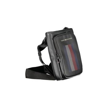 Tommy Hilfiger Men's Black Polyethylene Shoulder Bag - One Size