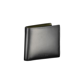Tommy Hilfiger Men's Black Leather Wallet - One Size