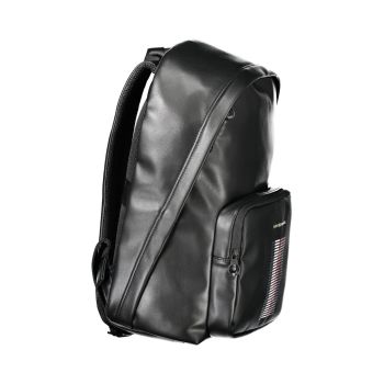Tommy Hilfiger Men's Black Polyester Backpack - One Size