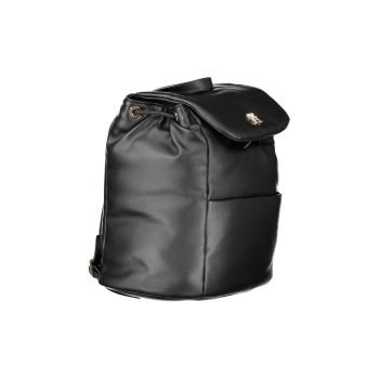 Tommy Hilfiger Women's Black Polyester Backpack - One Size