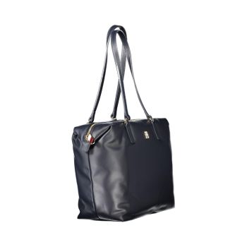 Tommy Hilfiger Women's Blue Polyester Handbag - One Size