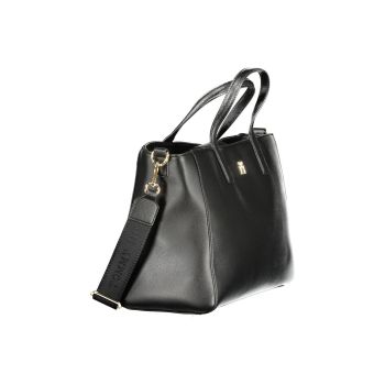 Tommy Hilfiger Women's Black Polyester  Handbag - One Size