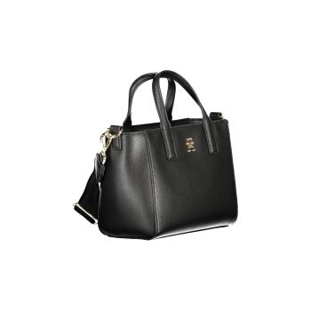 Tommy Hilfiger Women's Black Polyester  Handbag - One Size