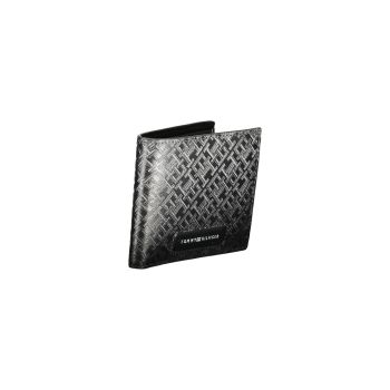 Tommy Hilfiger Men's Black Leather  Wallet - One Size