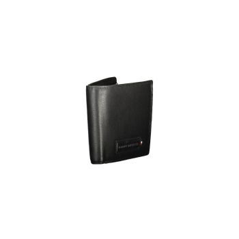 Tommy Hilfiger Men's Black Leather  Wallet - One Size