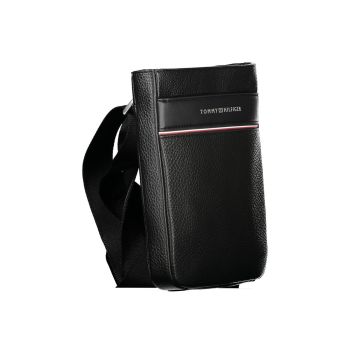 Tommy Hilfiger Men's Black Polyethylene  Shoulder Bag - One Size