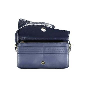 Tommy Hilfiger Women's Chic Blue Polyurethane Shoulder Bag - One Size