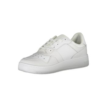 Tommy Hilfiger Women's White Polyester Sneaker - 36 EU