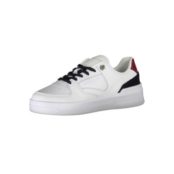 Tommy Hilfiger Women's White Polyester Sneaker - 37 EU