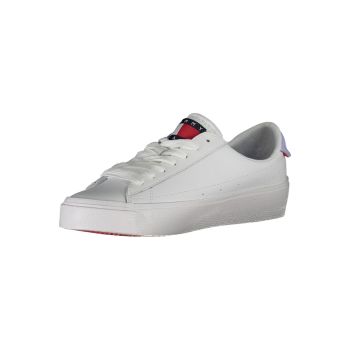 Tommy Hilfiger Women's White Polyester Sneaker - 38 EU