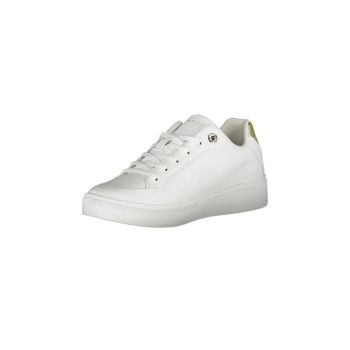 Tommy Hilfiger Women's White Polyester Sneaker - 38 EU