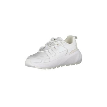 Tommy Hilfiger Women's White Polyester Sneaker - 37 EU