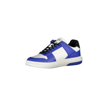 Tommy Hilfiger Men's Blue Polyester Sneaker - 40 EU