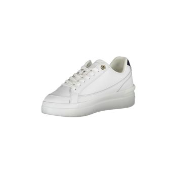 Tommy Hilfiger Women's White Polyester Sneaker - 38 EU