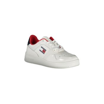 Tommy Hilfiger Women's White Polyester Sneaker - 36 EU