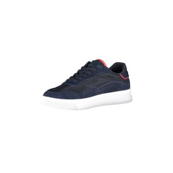 Tommy Hilfiger Men's Blue Polyester Sneaker - 41 EU