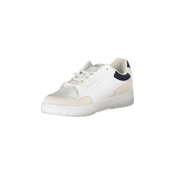 Tommy Hilfiger Men's White Polyester Sneaker - 44 EU