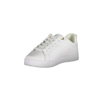 Tommy Hilfiger Women's White Polyester Sneaker - 36 EU