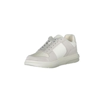 Tommy Hilfiger Men's White Polyester Sneaker - 40 EU