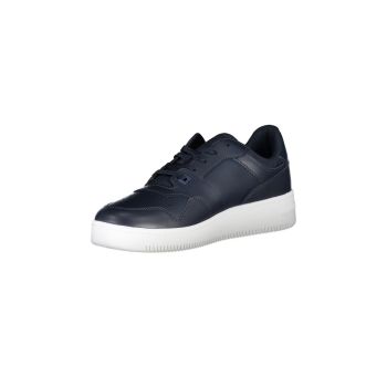 Tommy Hilfiger Men's Blue Polyester Sneaker - 40 EU