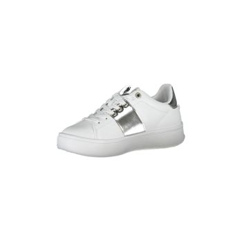 US POLO ASSN Women's White Polyester Sneaker - 36 EU