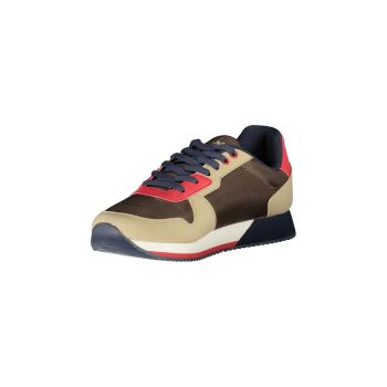 US POLO ASSN Men's Brown Polyester Sneaker - 43 EU