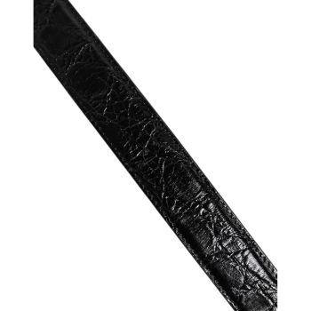 Dolce & Gabbana Women's Black Alligator Leather Bag Shoulder Strap - One Size
