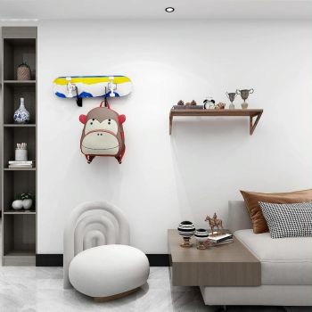 Wall Mount Bracket for Four-wheel Skateboards - 1 Pair