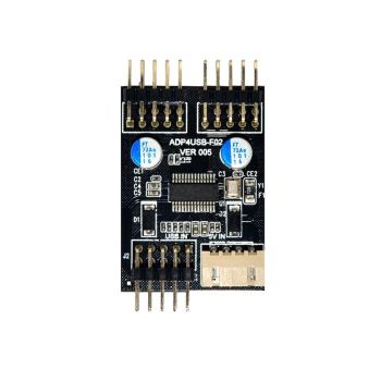 Usb 2.0 9Pin To Dual 9Pin Header Hub Adapter