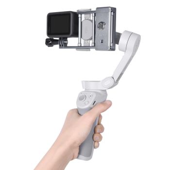 Aluminum Mount Plate Adapter for Dji Action / Gopro Hero9 / 8 Mobile 3 / Om4 Gimbal