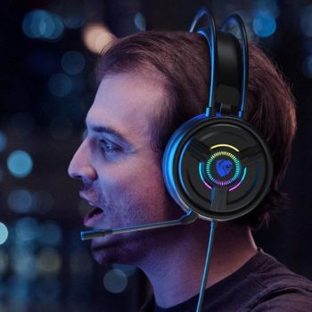 Psh-200 Wired Gaming Headset With Mic White