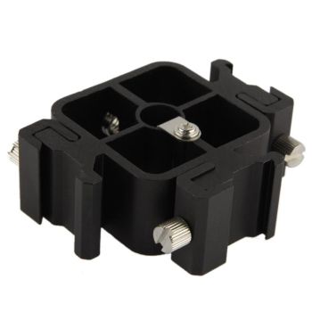 Triple Hot Shoe Mount Adapter For Flash And Light Stands
