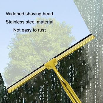 Stainless Steel Window Wiper with Circular Hook - Household