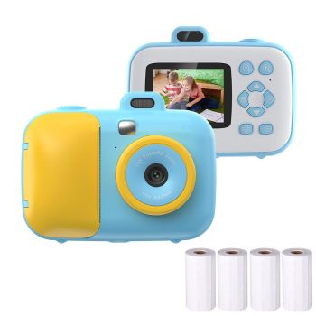 Smart Kids Thermal Camera With Printing Paper - 2.4 - Blue Focus - 503J Pink Fixed Focus