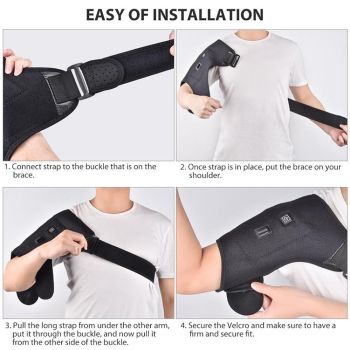 Usb Shoulder Pain Relief Wrap Electric Heat Therapy