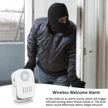 Smart Infrared Sensor Doorbell With Recordable Voice Prompt And Loudspeaker