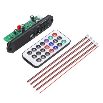 12V Bluetooth Mp3 Decoder Board W / 80W Power Amp & Colour Screen - Big Remote Control