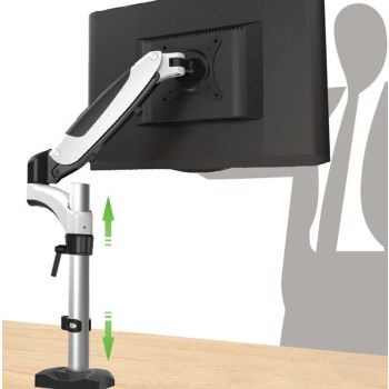 Adjustable Desktop Monitor Stand - Rotating