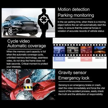 1080p Night Vision Hidden Driving Recorder with Aromatherapy - 2 Inch Hd Single Lens