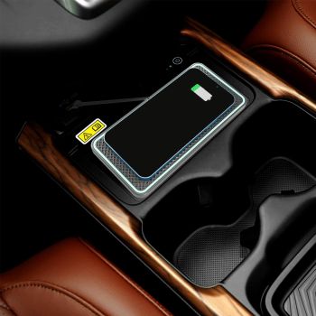 Wireless Car Charger with Anti-slip Pad for Airpods / Iphone - 15w