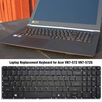 Portable Keyboard for Laptops - Compact and Durable - For Acer Vn7-572 / Vn7-572G